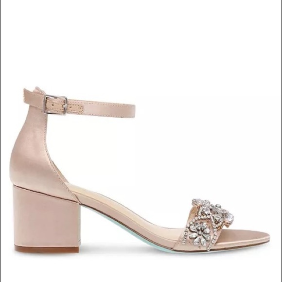 Betsey Johnson Mel Block Heel Dress Sandals - Picture 2 of 10